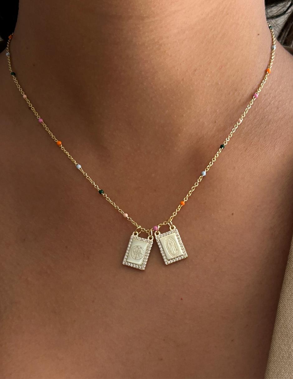Collar de baño de oro 14 K 3