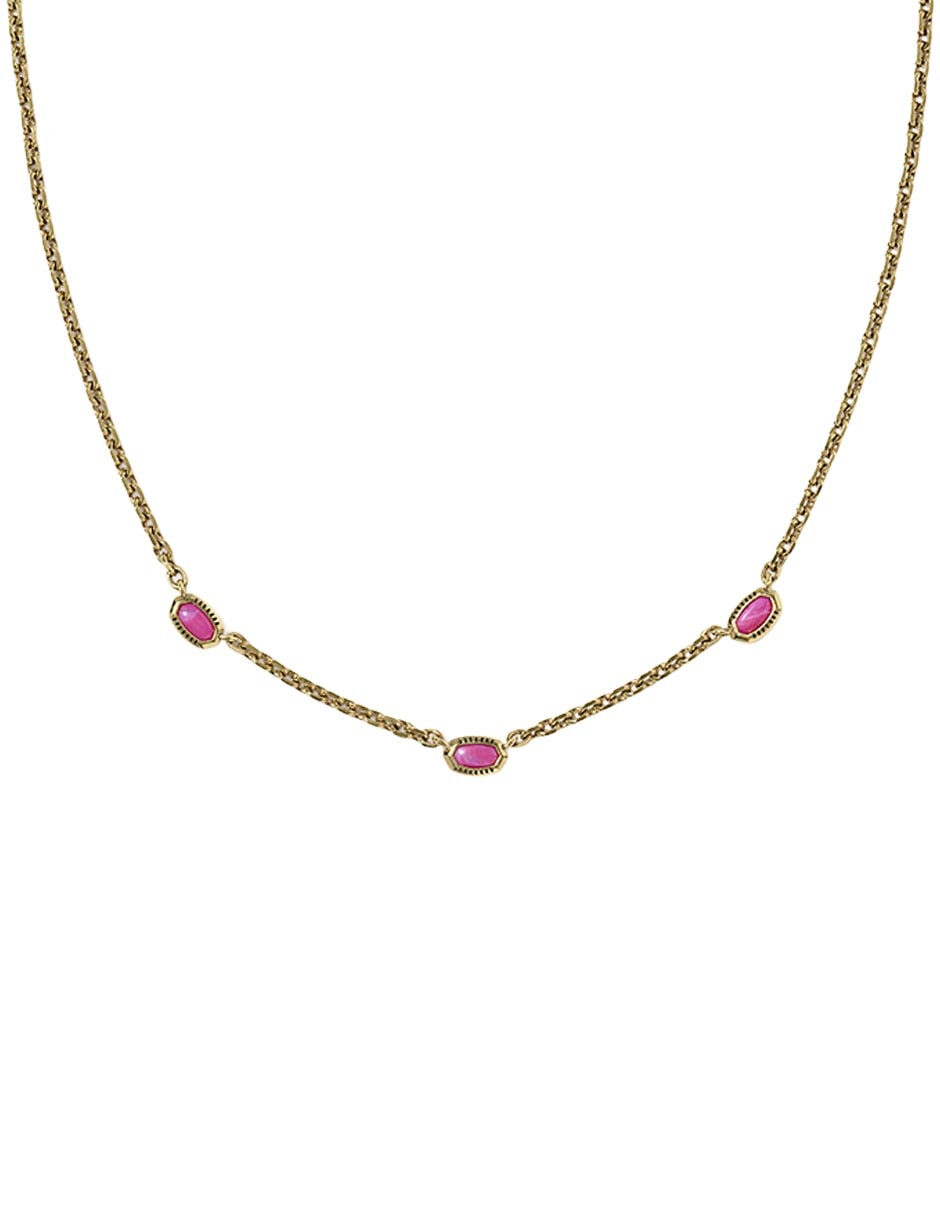 Collar ovalado 14 K