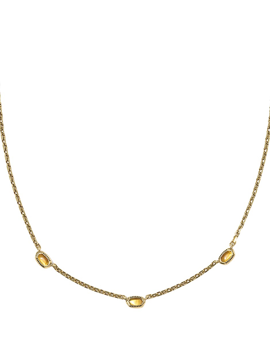 Collar ovalado 14 K