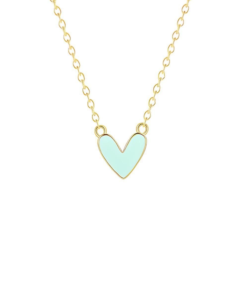 Collar de corazón de plata P 925 3
