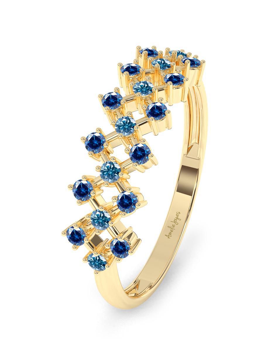 Anillo "de (si aplica)" redondo amelie joyas sin coleccion no aplica 10 k "de" oro zirconia pulido