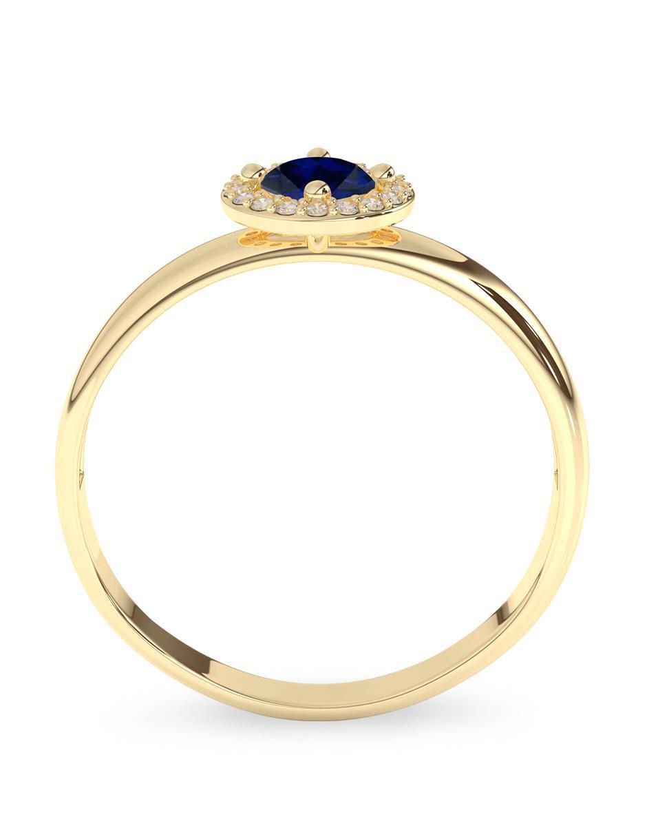 Anillo "de (si aplica)" redondo amelie joyas sin coleccion no aplica 10 k "de" oro zirconia pulido