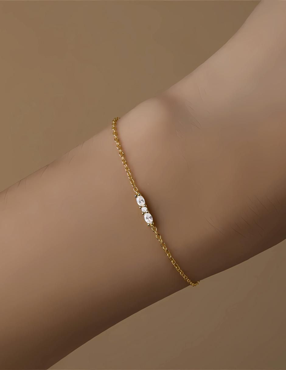 Pulsera de plata P 925 con acabado brillante 4