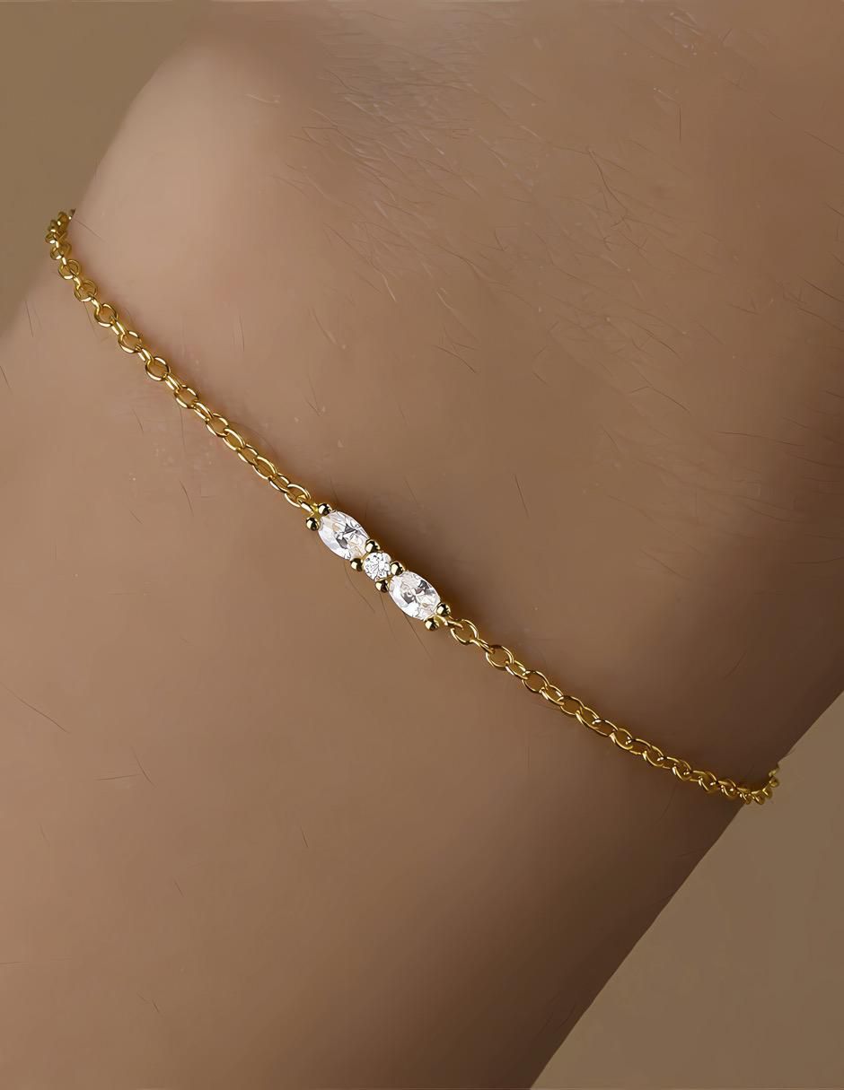 Pulsera de plata P 925 con acabado brillante 5