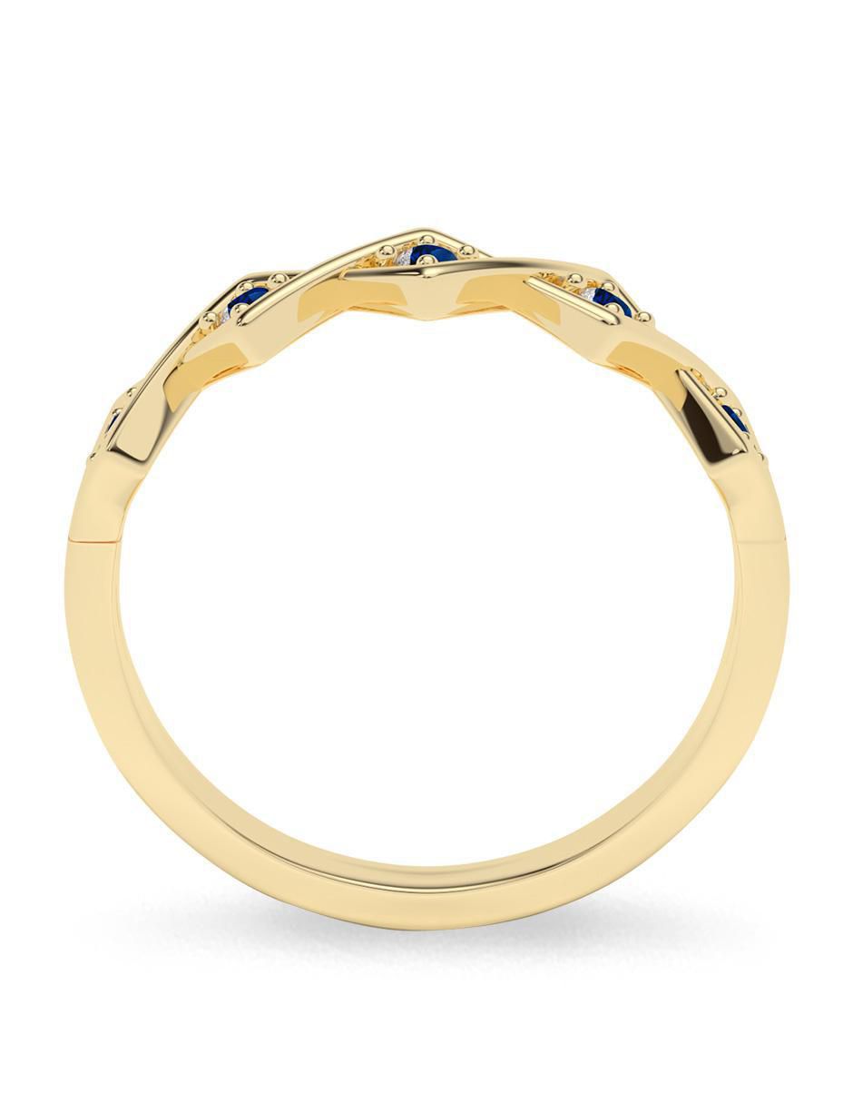 Anillo "de (si aplica)" redondo amelie joyas sin coleccion no aplica 10 k "de" oro zafiro pulido