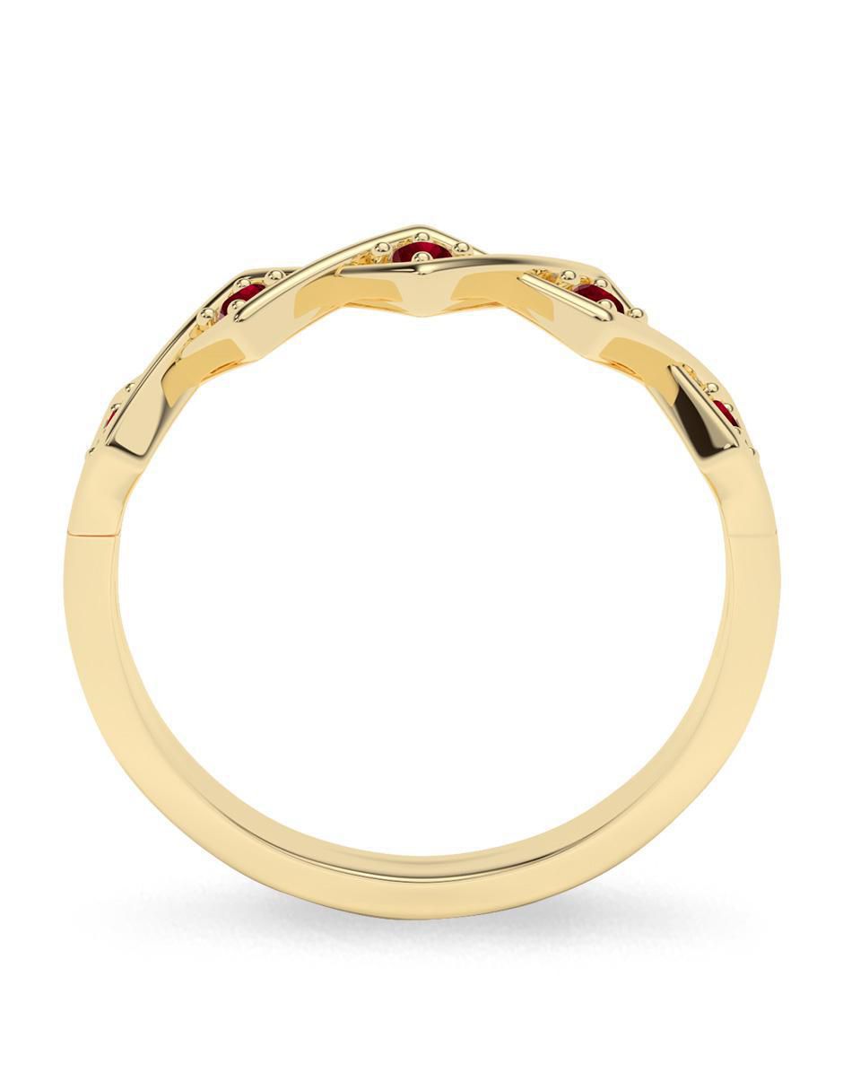 Anillo "de (si aplica)" ninguna amelie joyas sin colección no aplica 10 k "de" oro rubí pulido
