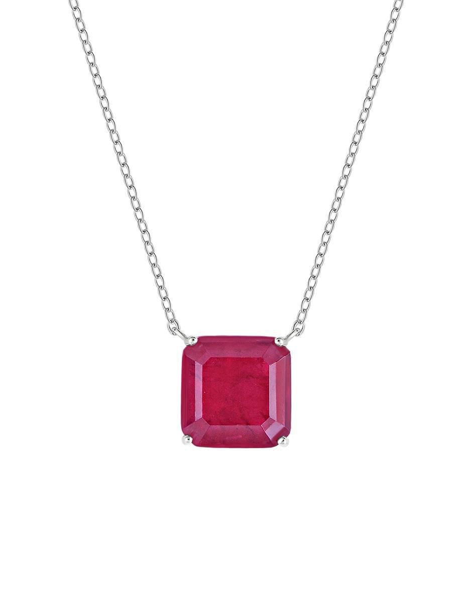 Collar cuadrado de plata P 925 Collar cuadrado de plata P 925