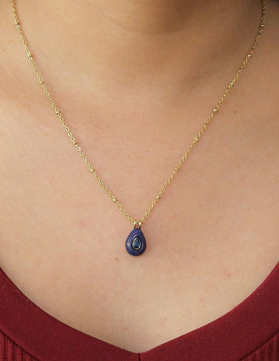 Collar con dije de gota 2