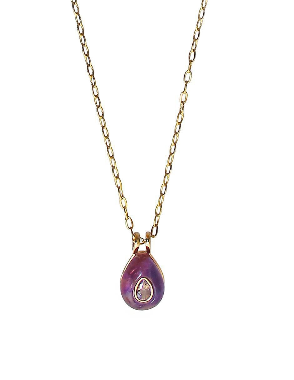 Collar con dije de gota