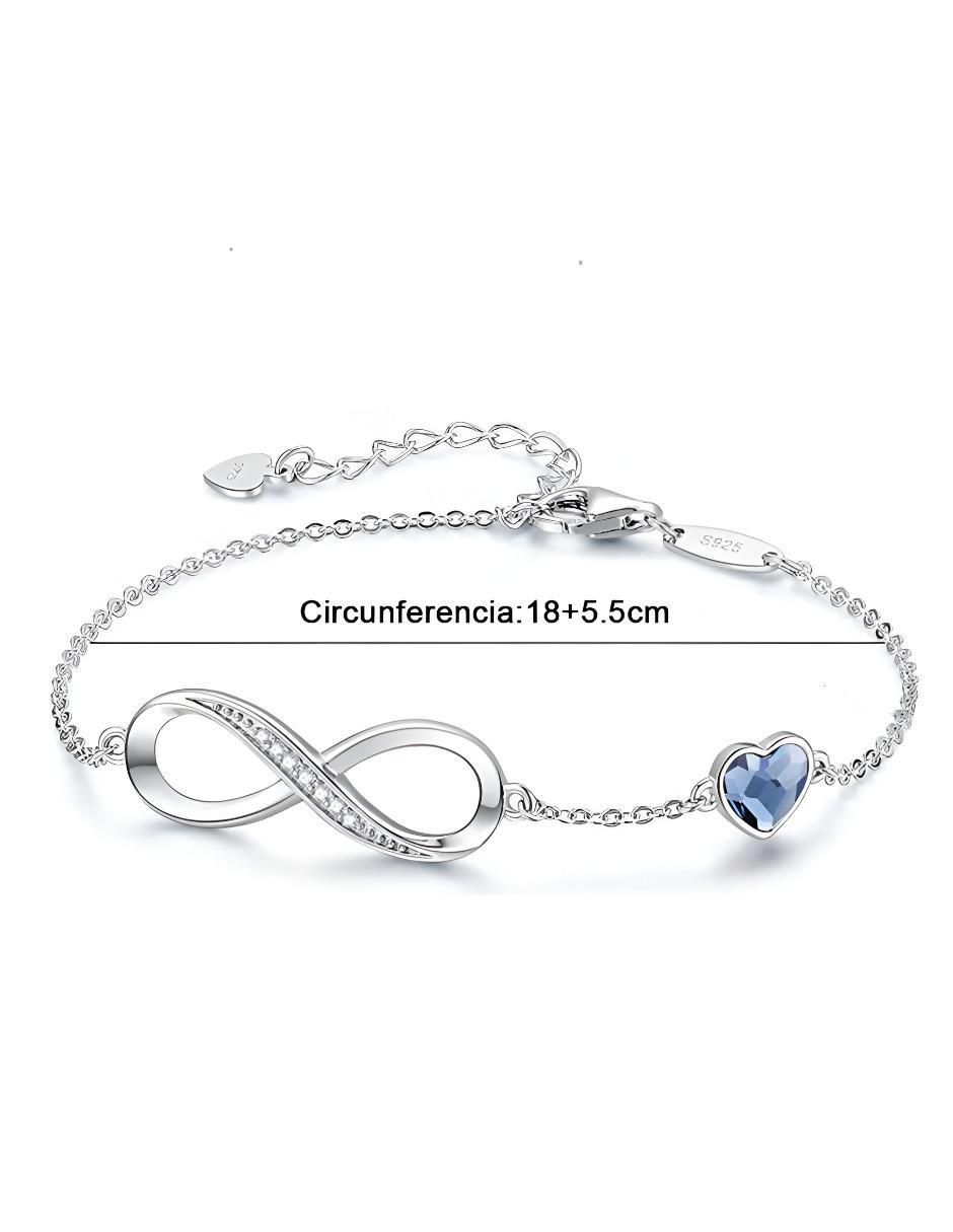 Pulsera de plata P.925 acabado brillante 5