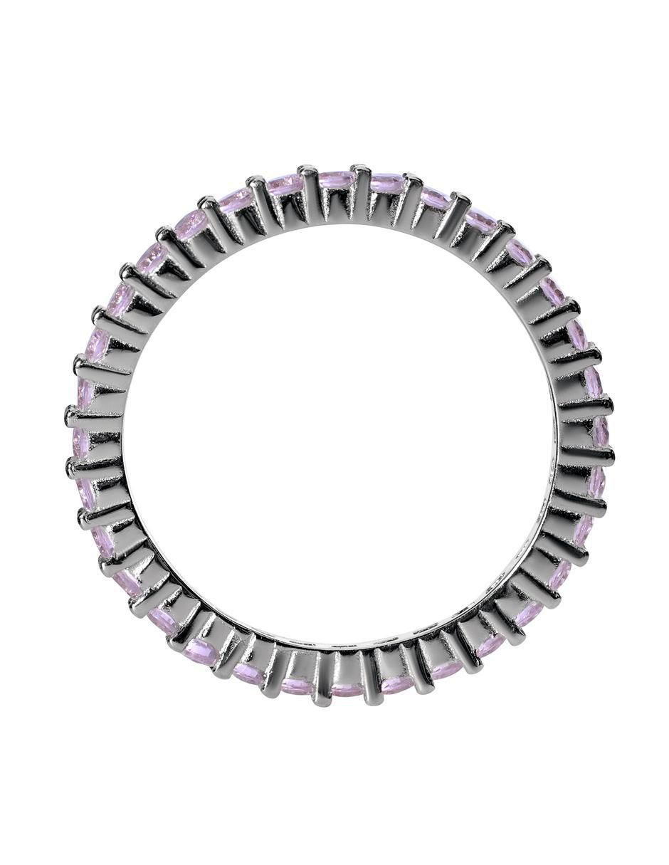 Anillo P 925 de plata zirconia pavé 3