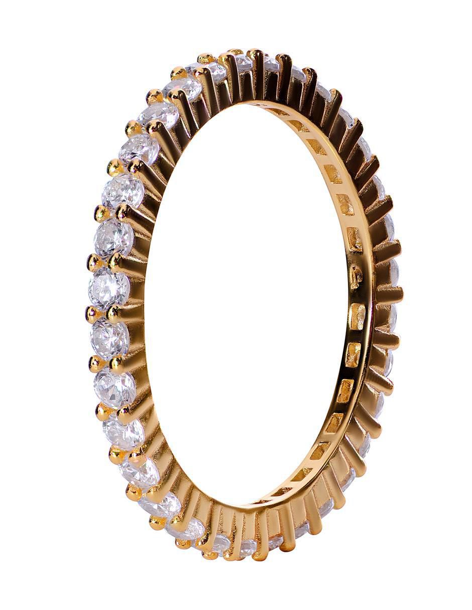 Anillo P 925 de plata zirconia brillante 2