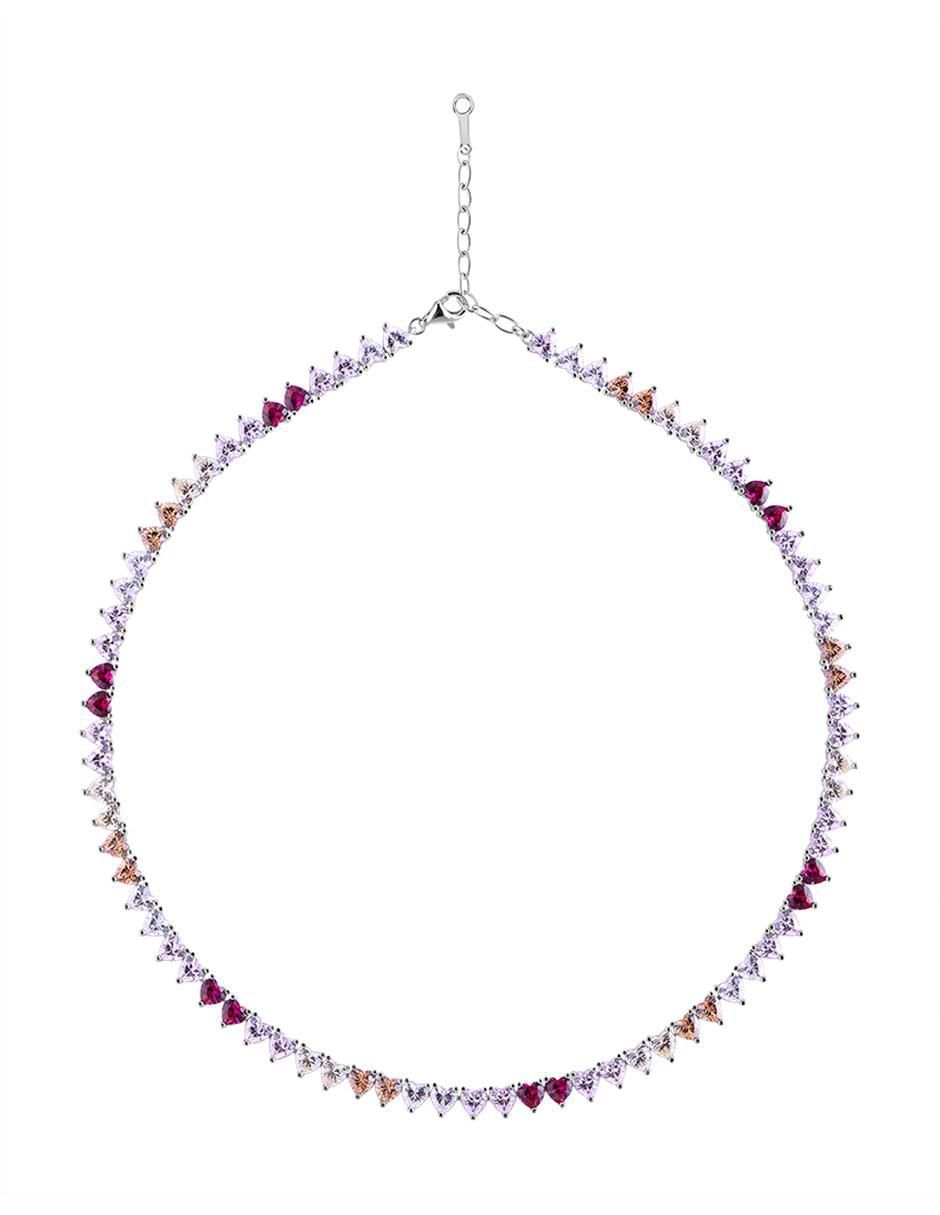 Collar de corazón de plata P 925 2