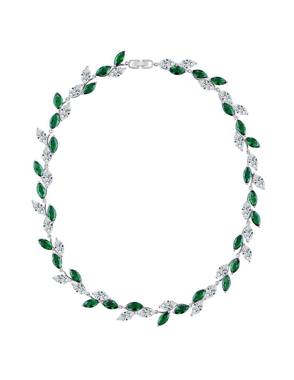 Collar de hoja de plata P 925 2