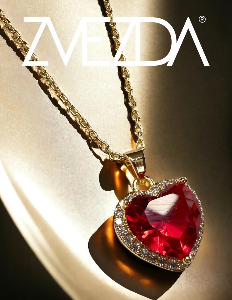 Collar de corazón Aurore 2