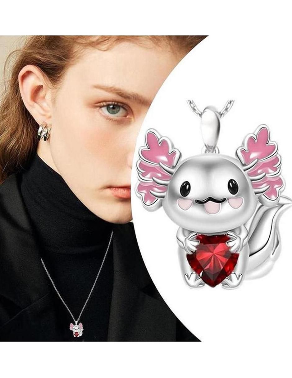 Collar con dije ajolote 2