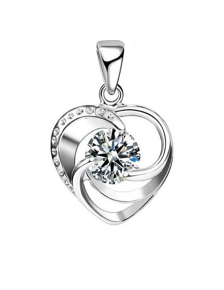 Collar con dije de corazón
