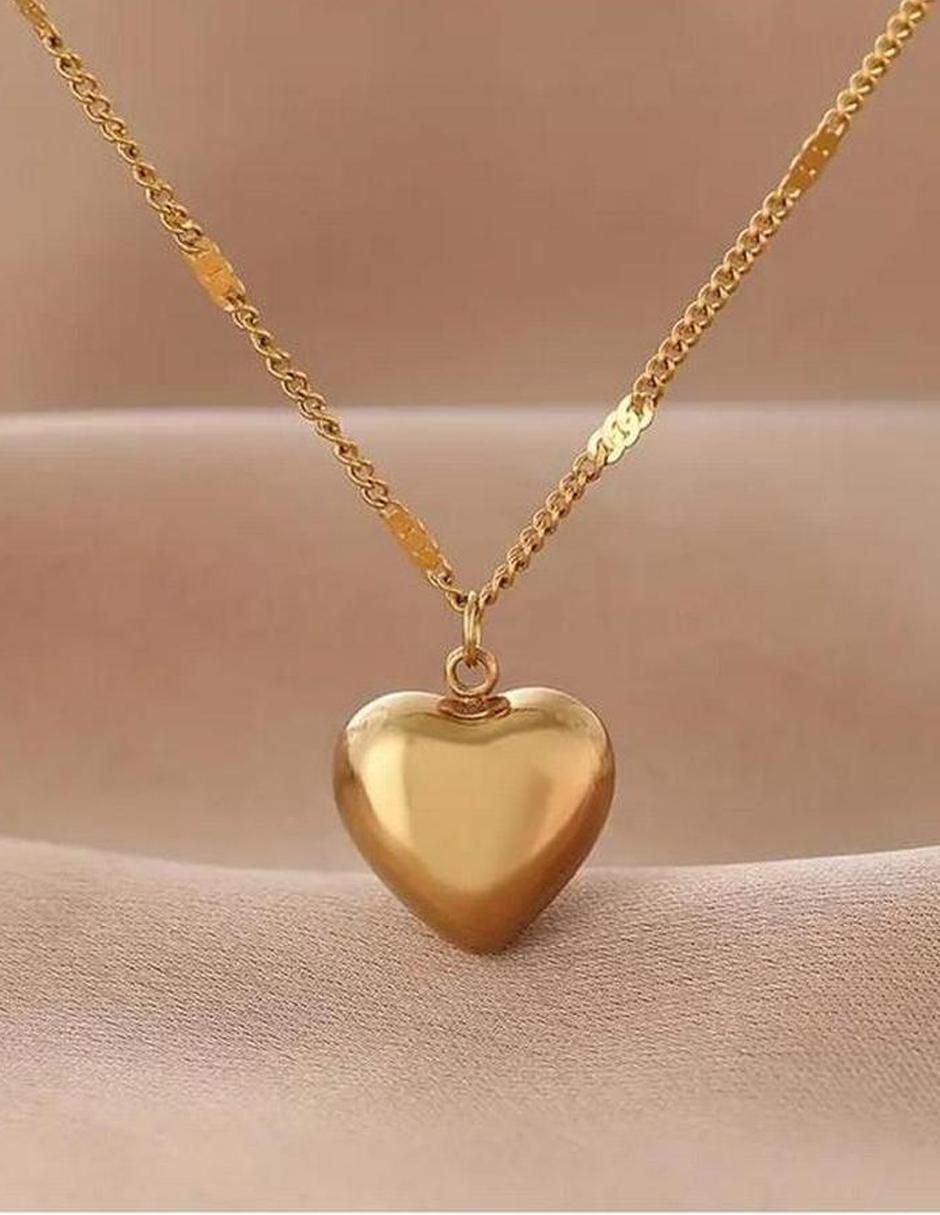 Collar con dije de corazón 4