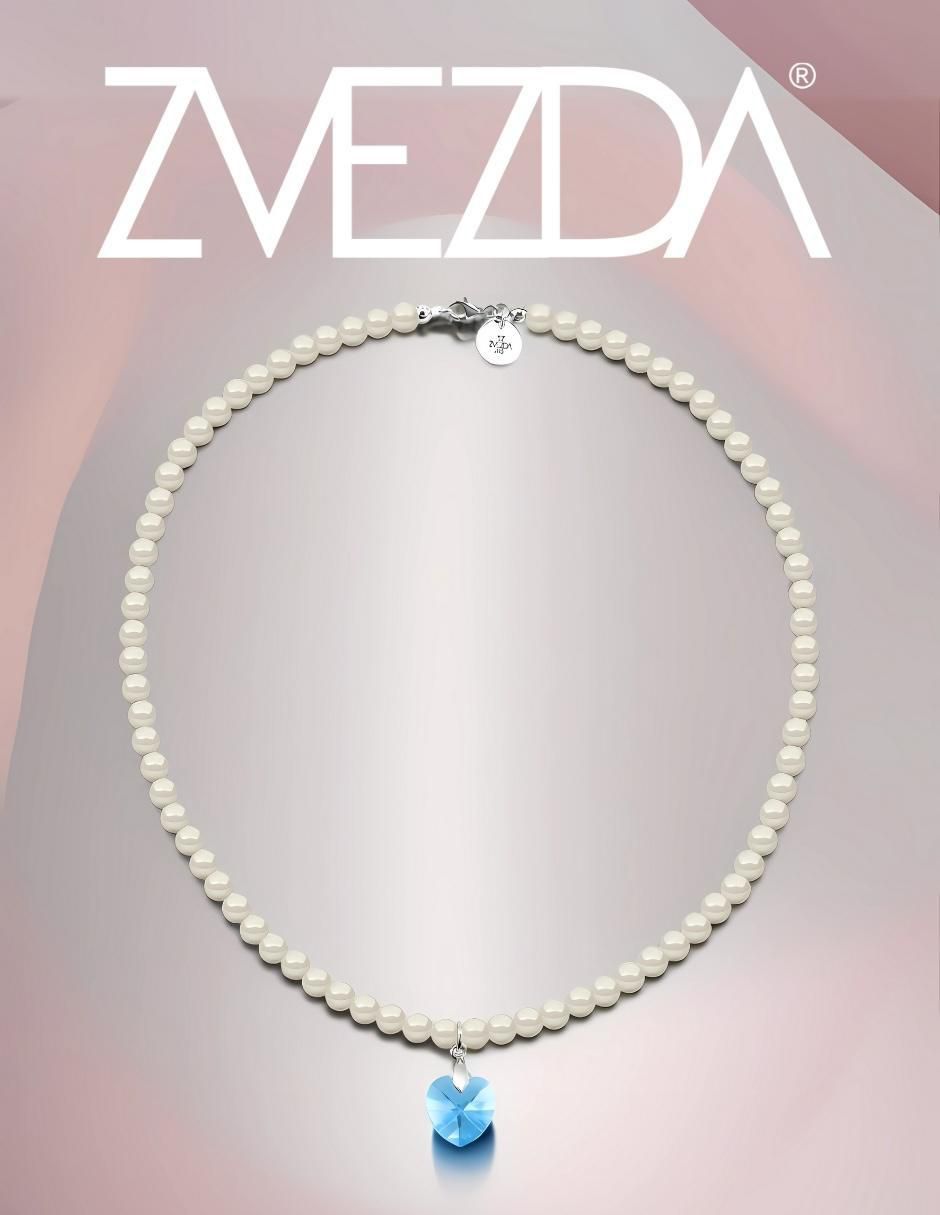 Collar de corazón Éclair de plata P 925 2