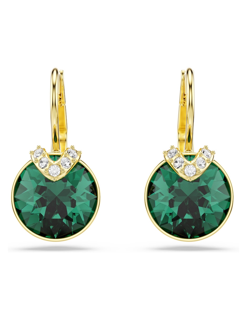 Aretes cortos Bella con acabado brillante swarovski 2