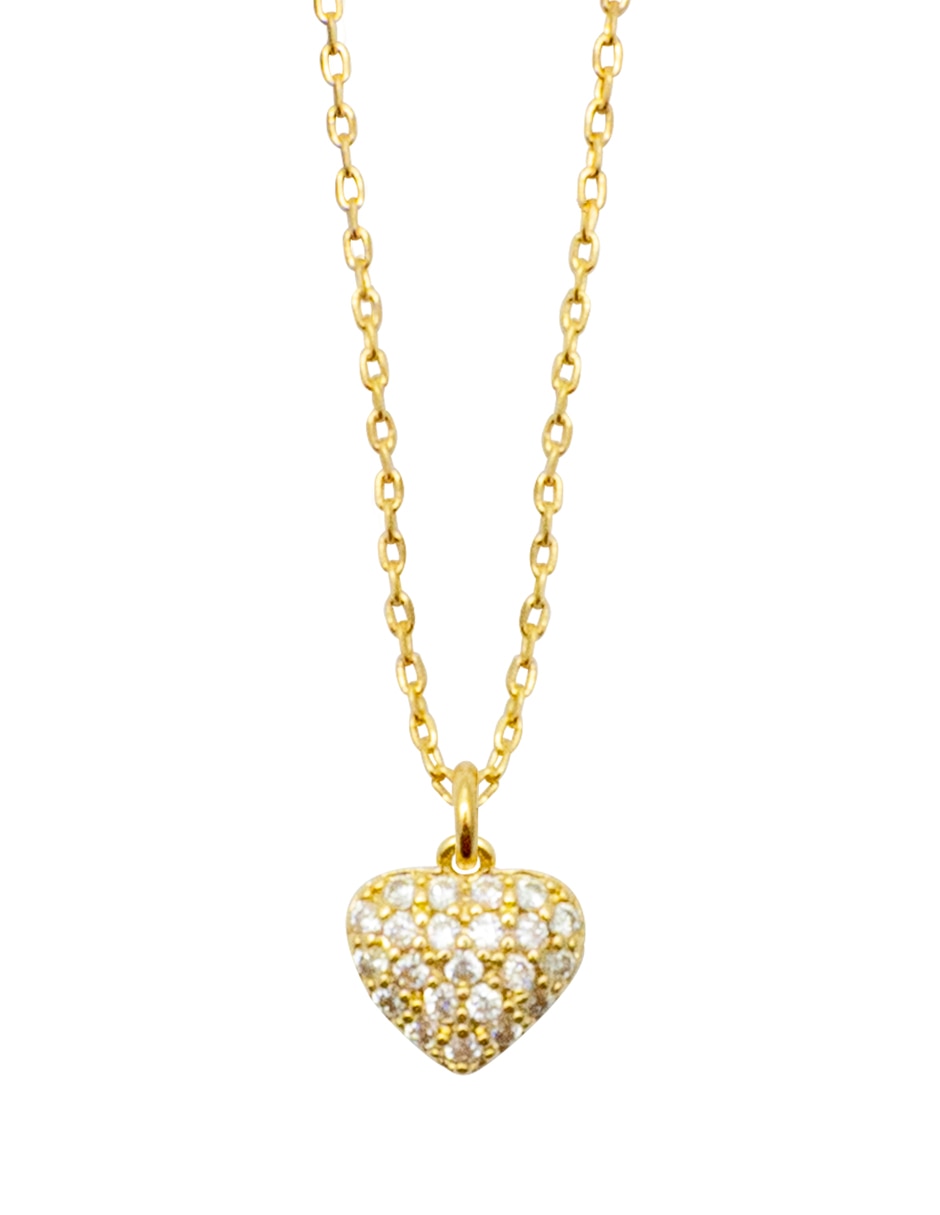Collar con dije de corazón