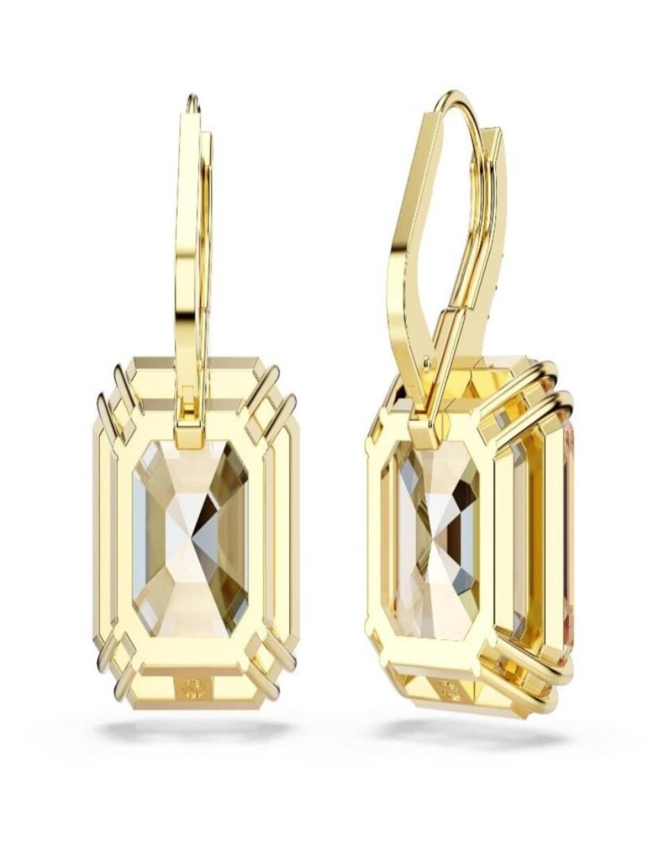Aretes cortos Millenia con acabado brillante 2
