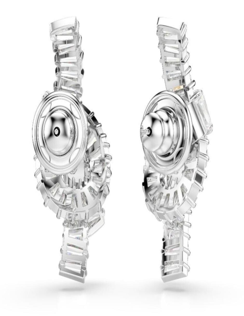 Aretes cortos cuadrados Matrix con acabado brillante 2
