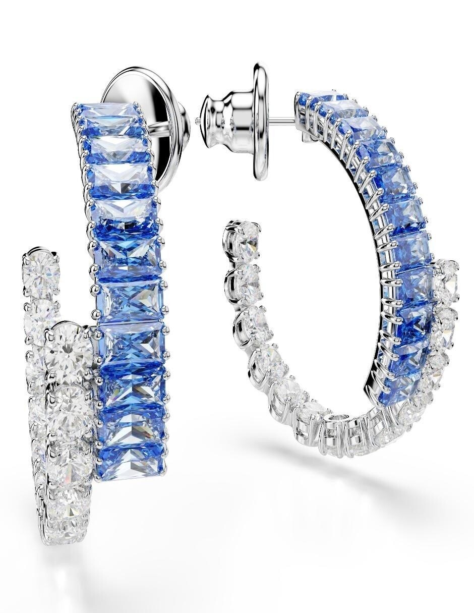 Aretes cortos circulares Matrix con acabado brillante 3