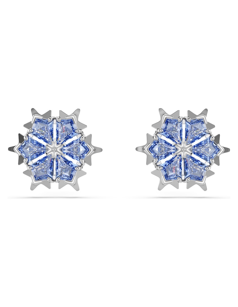 Broqueles de copo de nieve Magic con acabado brillante swarovski 1