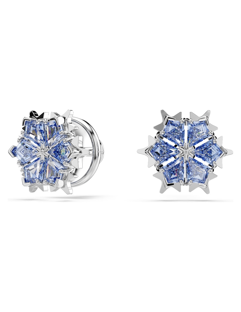 Broqueles de copo de nieve Magic con acabado brillante swarovski 2