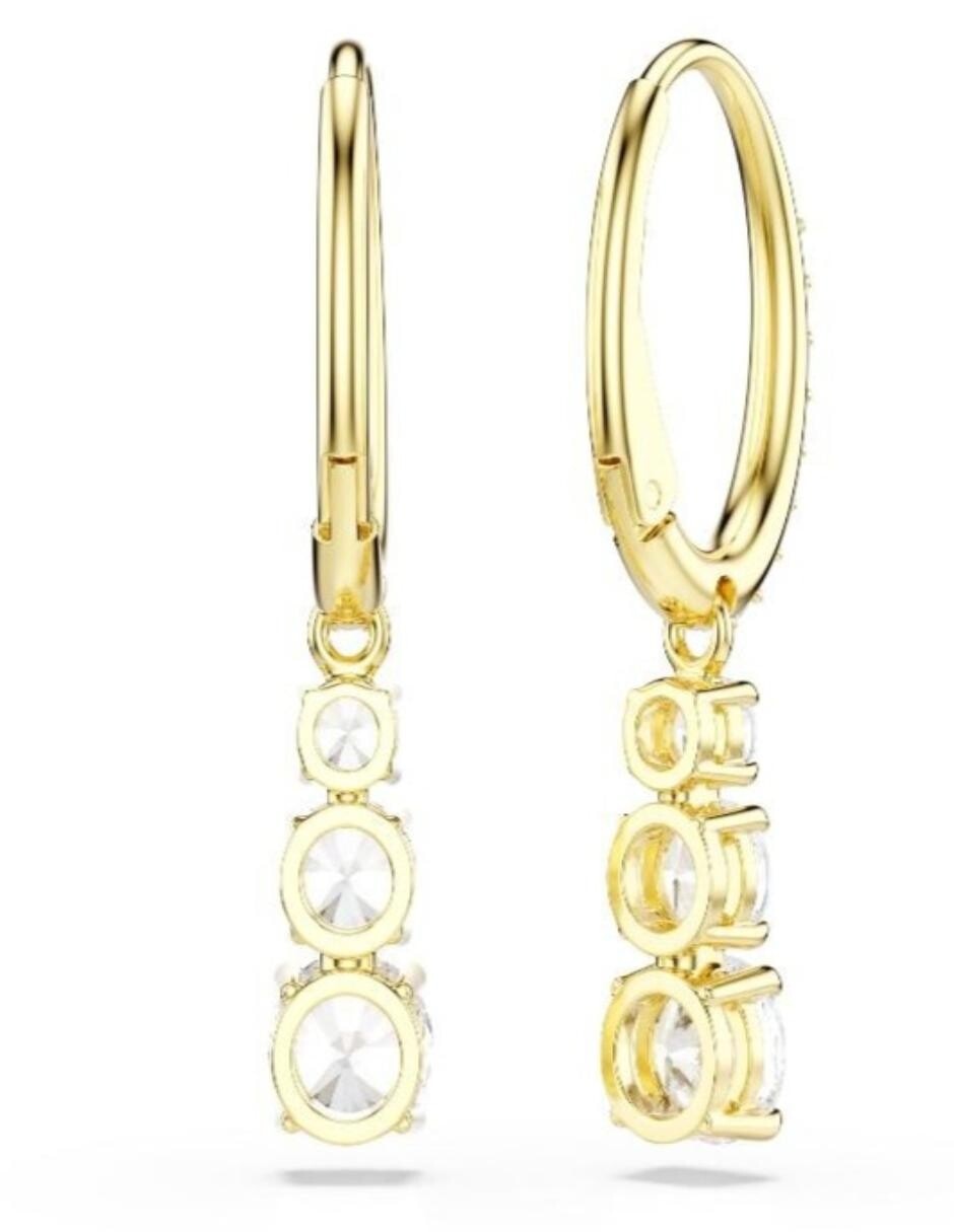 Aretes cortos octagonales Stilla Attract con acabado brillante 2