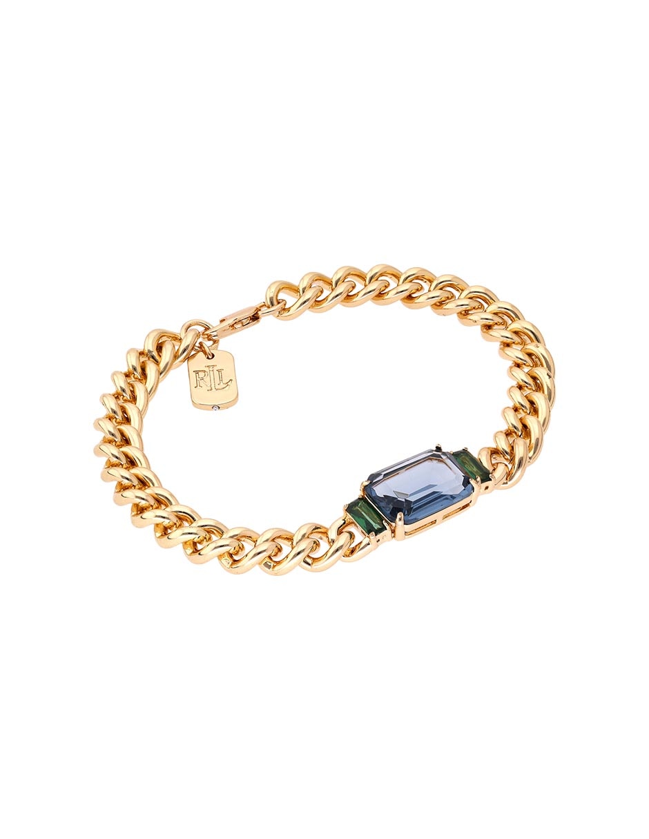 Pulsera con cristal Desmond con acabado pulido