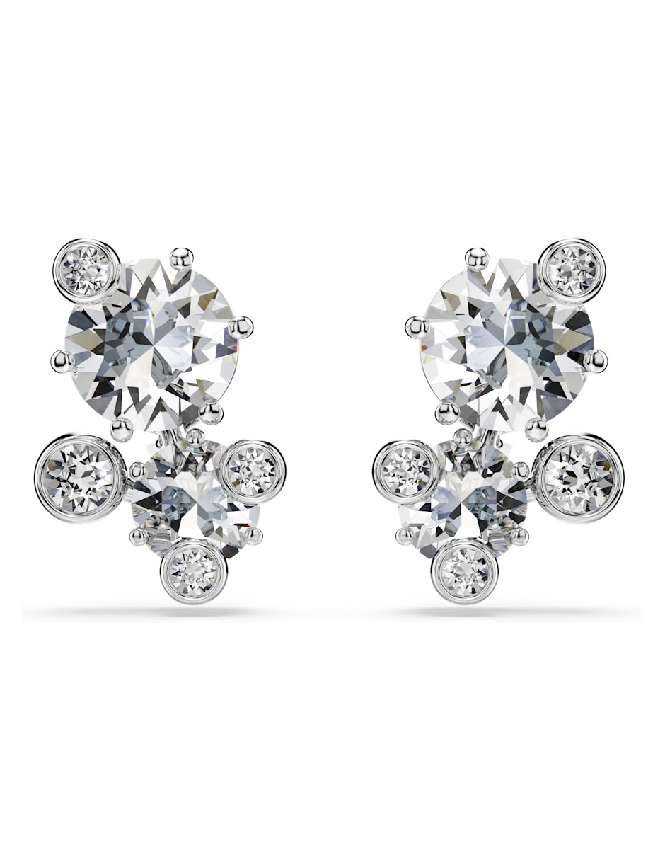 Aretes cortos Constella con acabado pavé swarovski