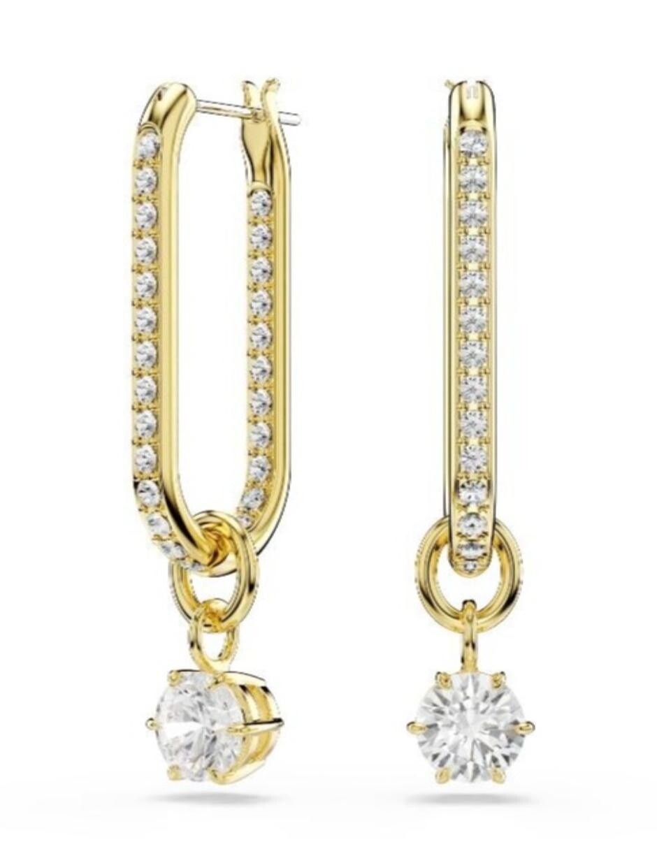Aretes largos Constella con acabado brillante