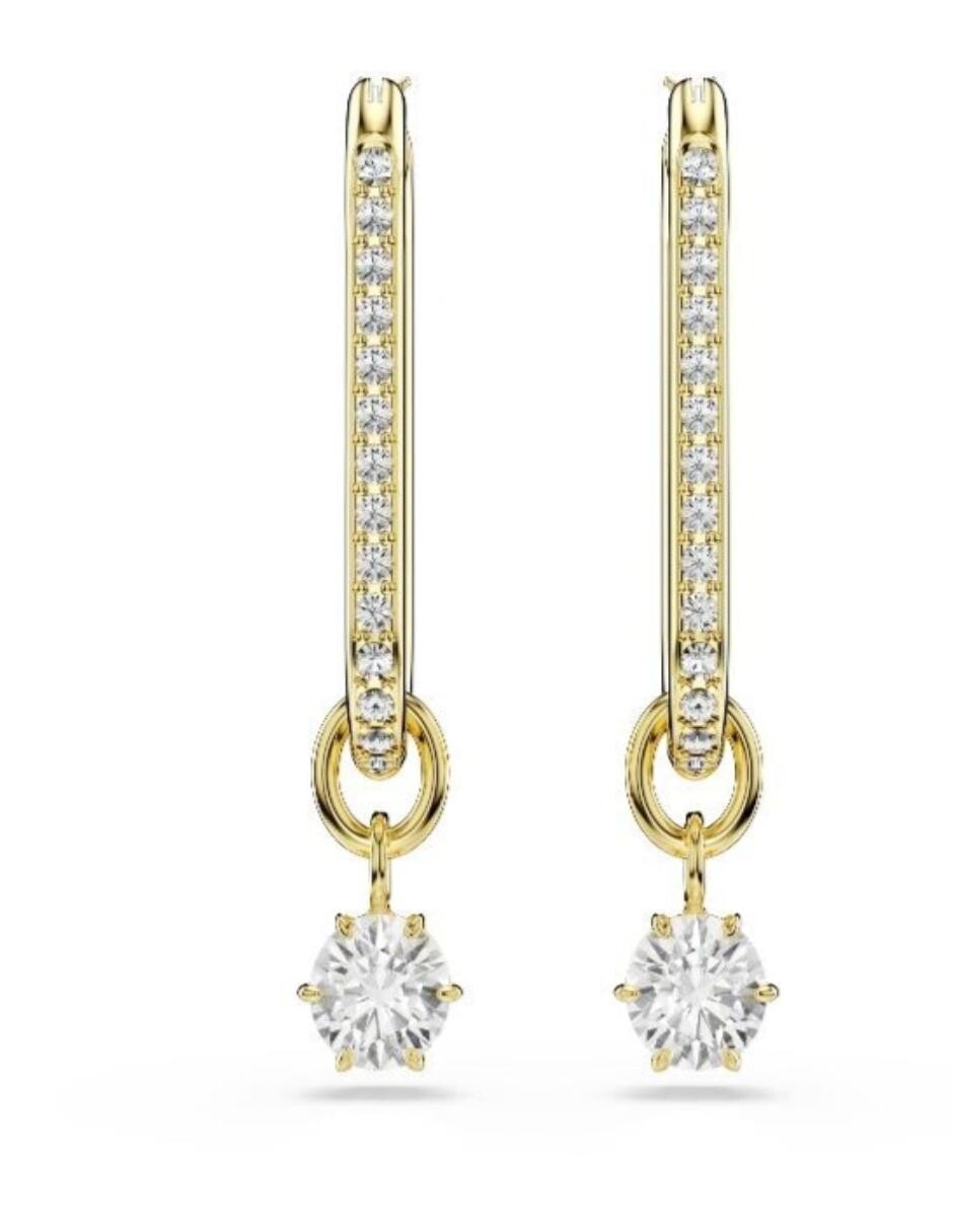 Aretes largos Constella con acabado brillante 4