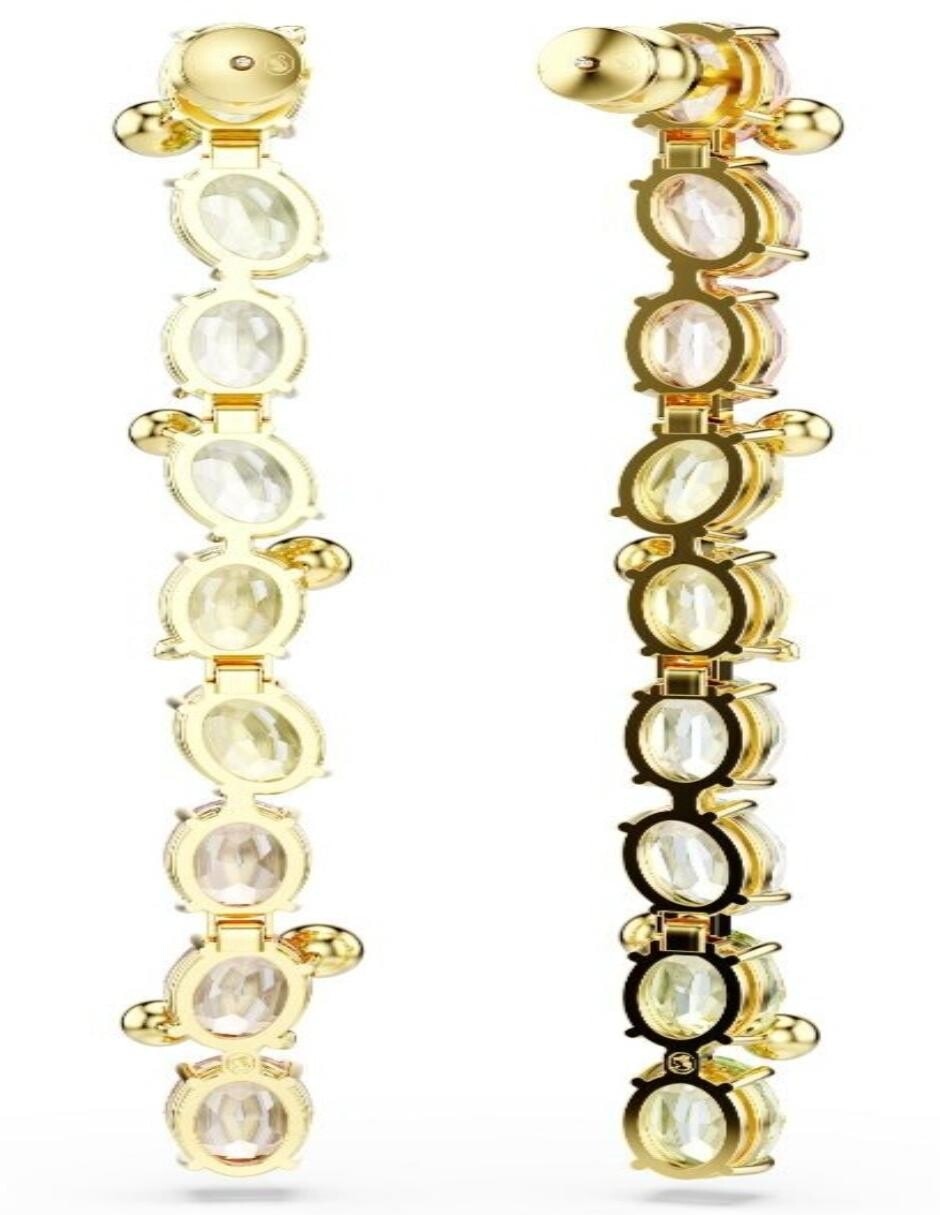 Aretes largos Gema con acabado brillante 2