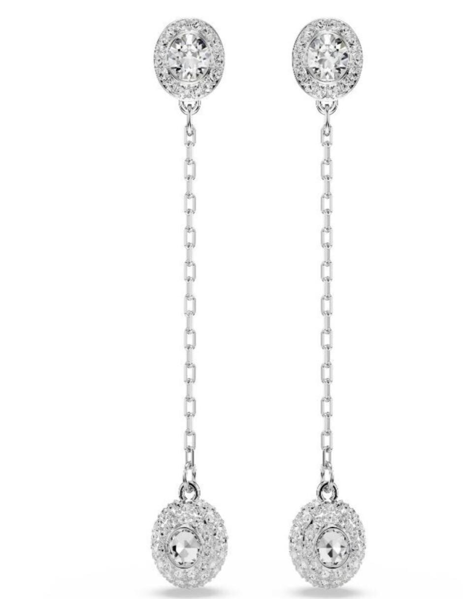 Aretes largos Una Angelic con acabado brillante