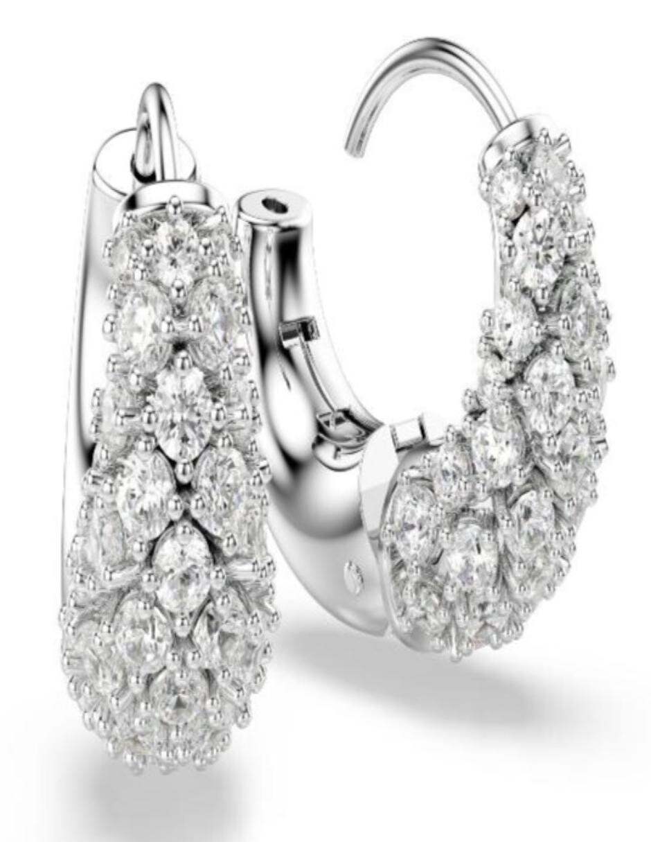 Aretes cortos circulares Sublima con acabado brillante 3