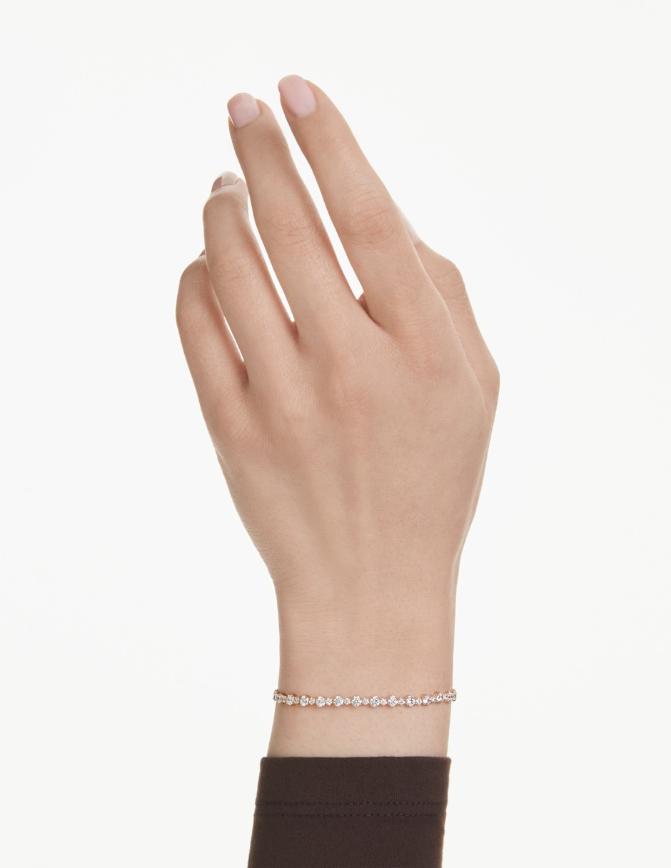 Pulsera Matrix Tennis con acabado pavé 4