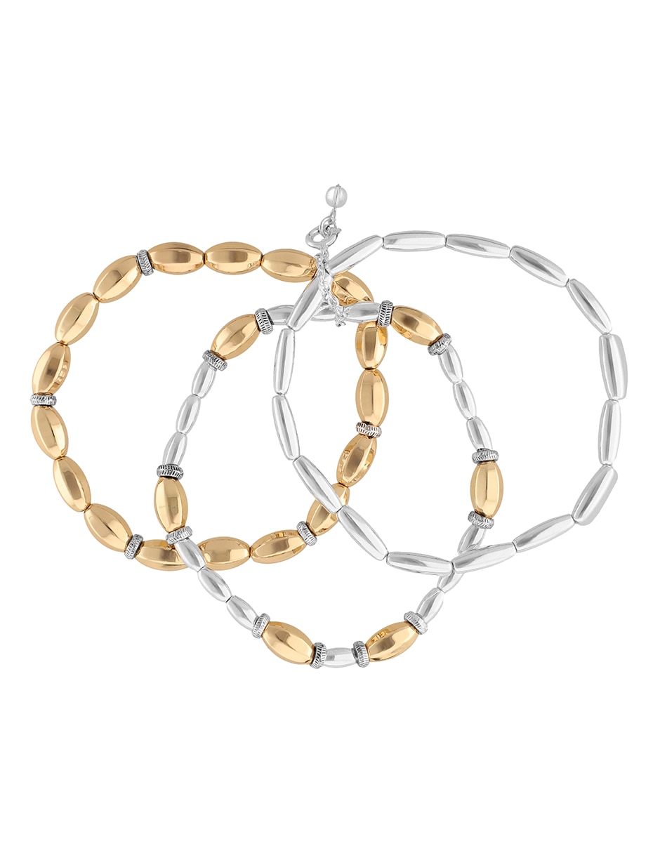 Multi-pulsera Mixed Tunes con acabado brillante