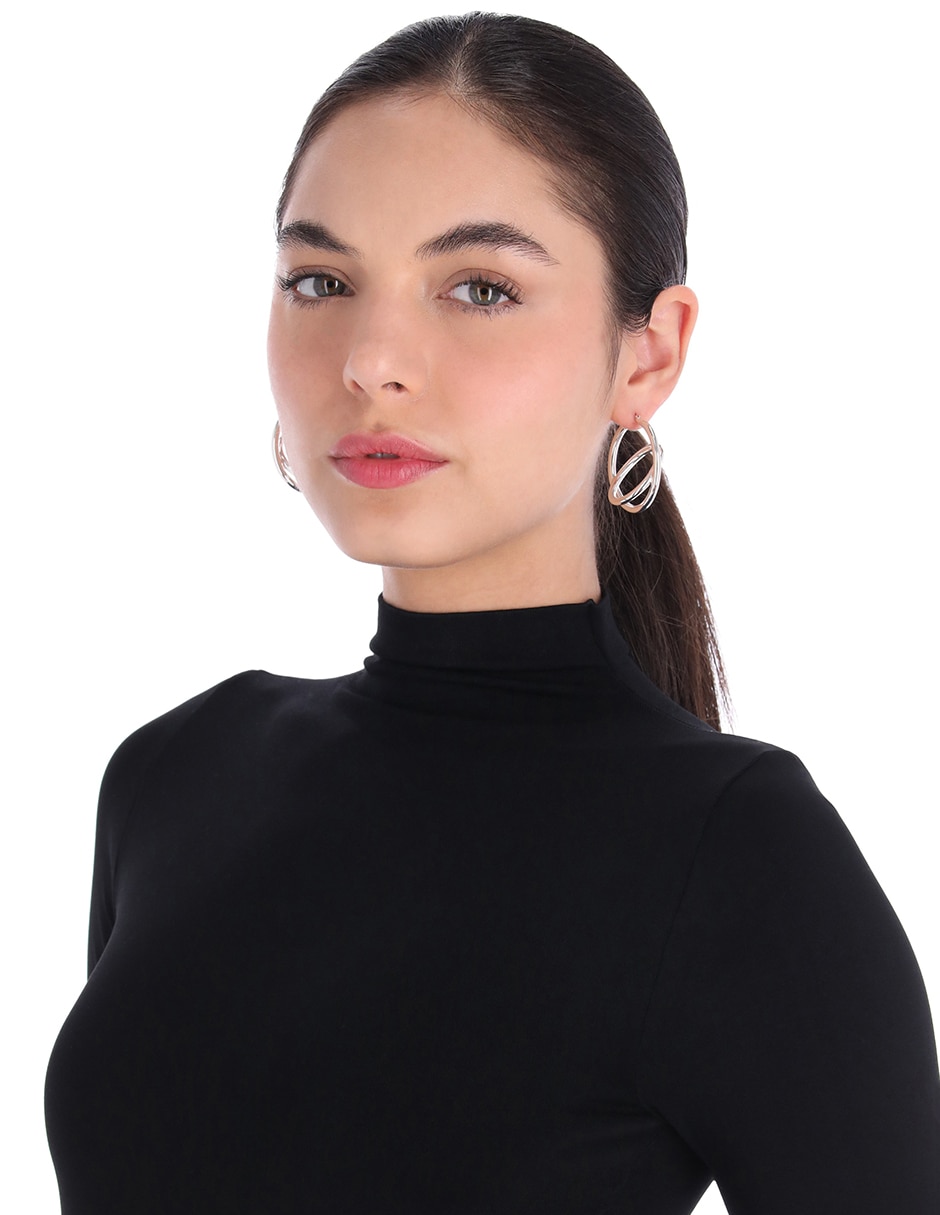 Aros Metal Ears 25 con acabado brillante 3