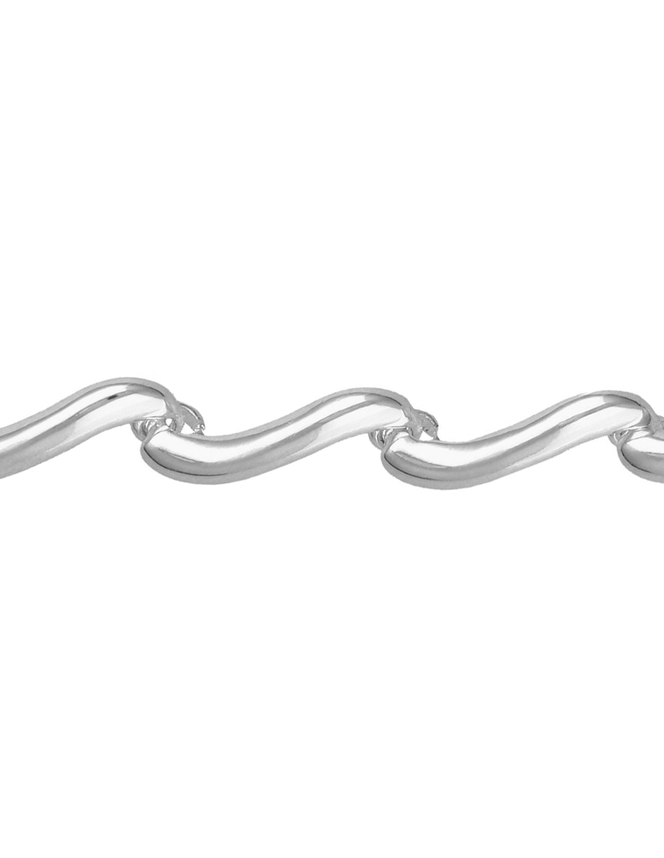 Pulsera Smooth Silver con acabado brillante 4