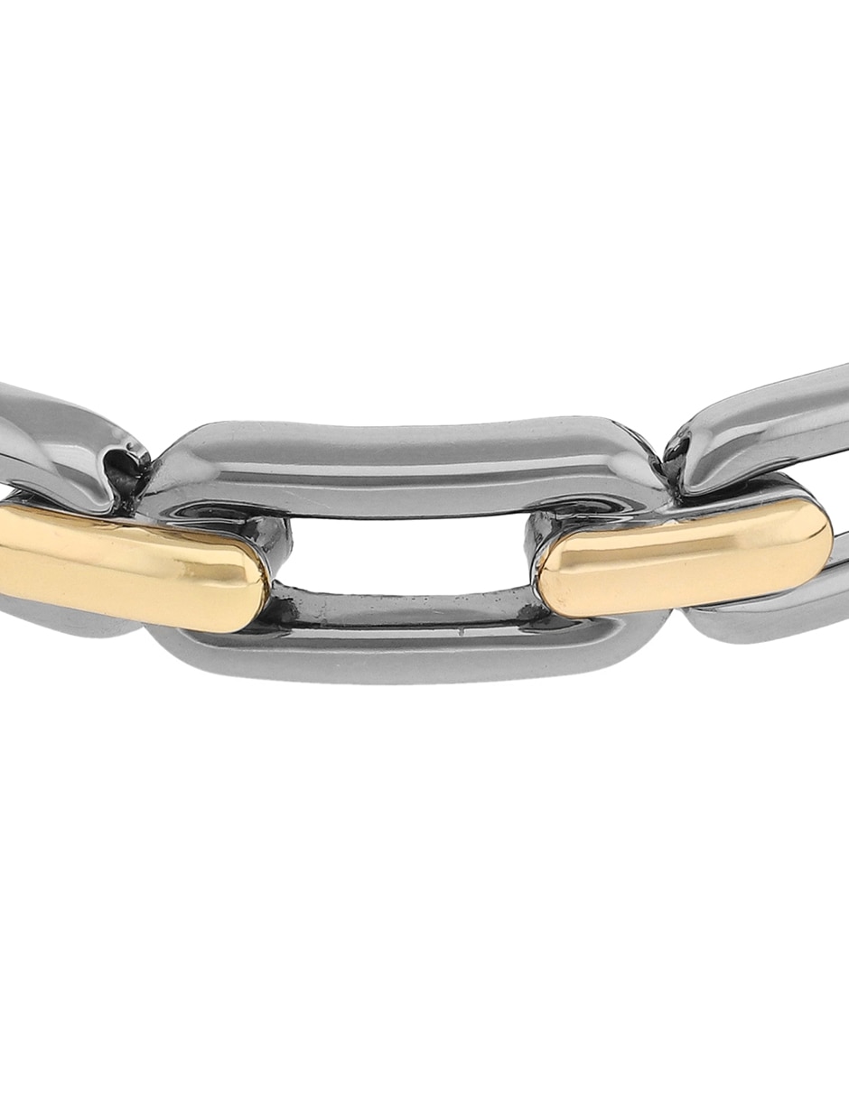Pulsera Two Tone Armor con acabado brillante 4