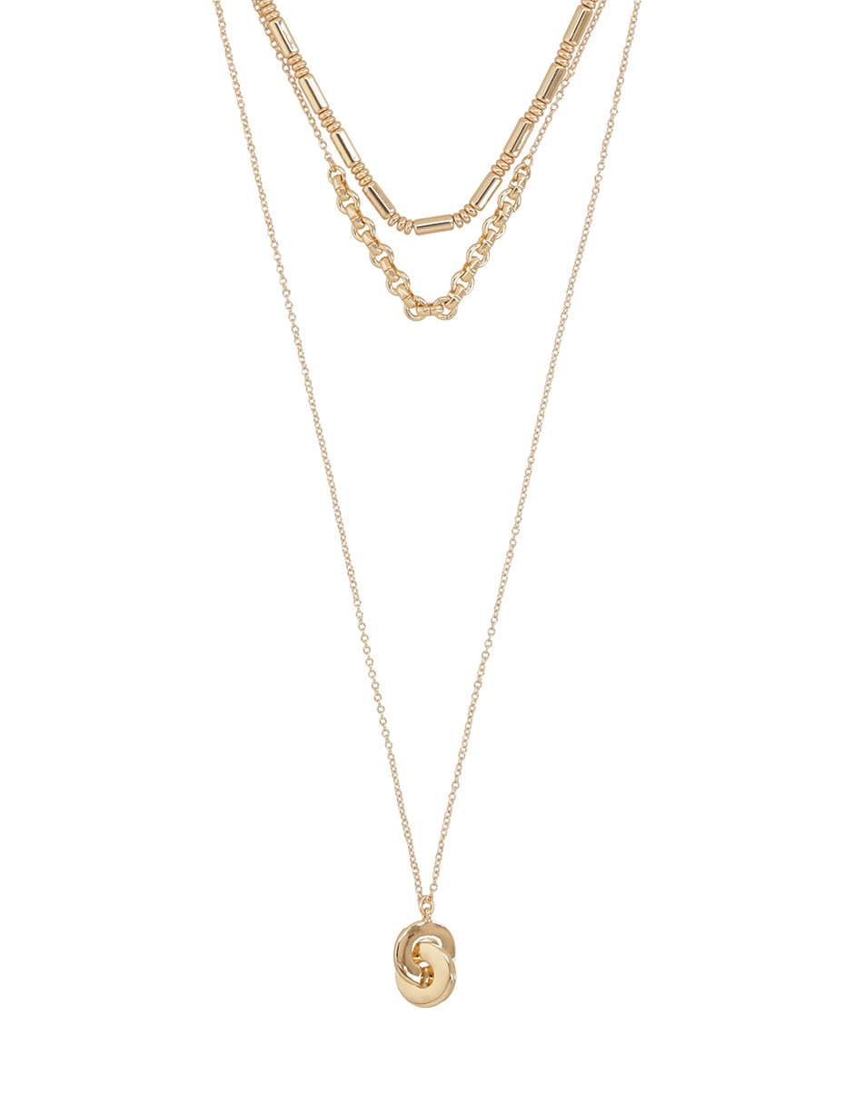 Collar con dije Gold Buckle