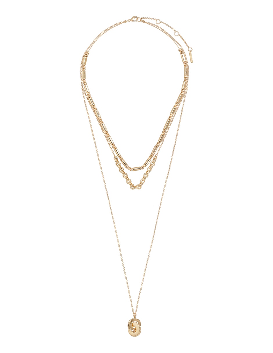 Collar con dije Gold Buckle 2