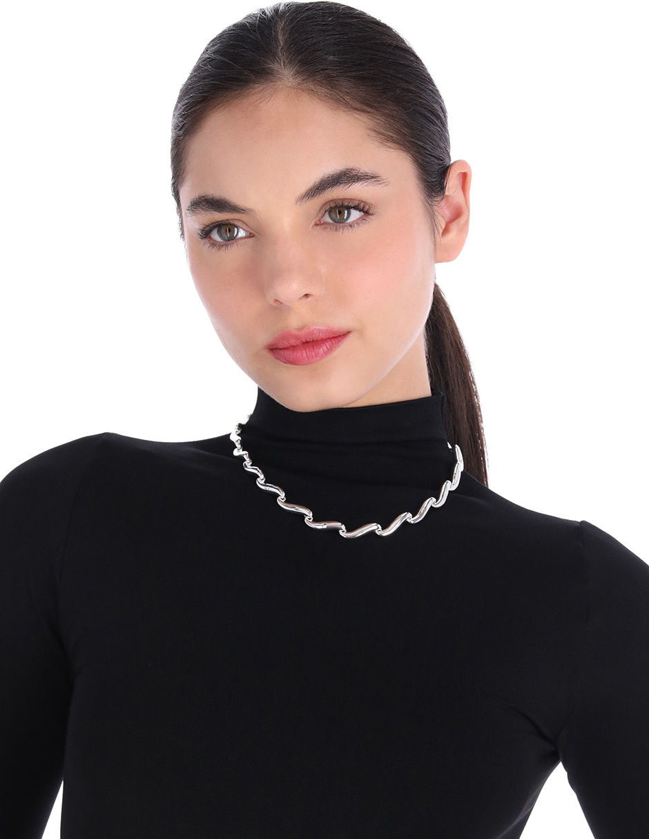 Collar Smooth Silver 3