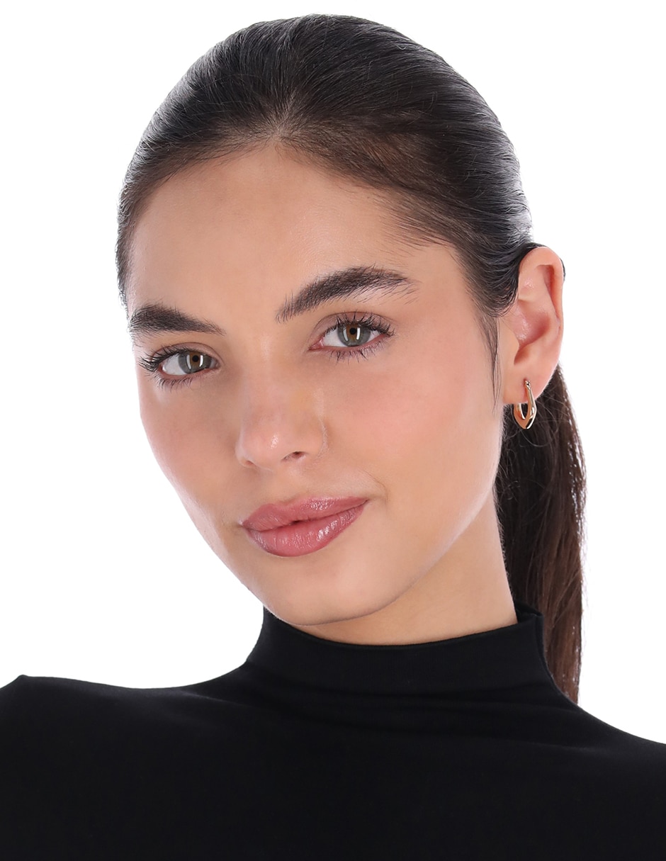 Set de aretes Mixed & Matched con acabado texturizado cristal 3