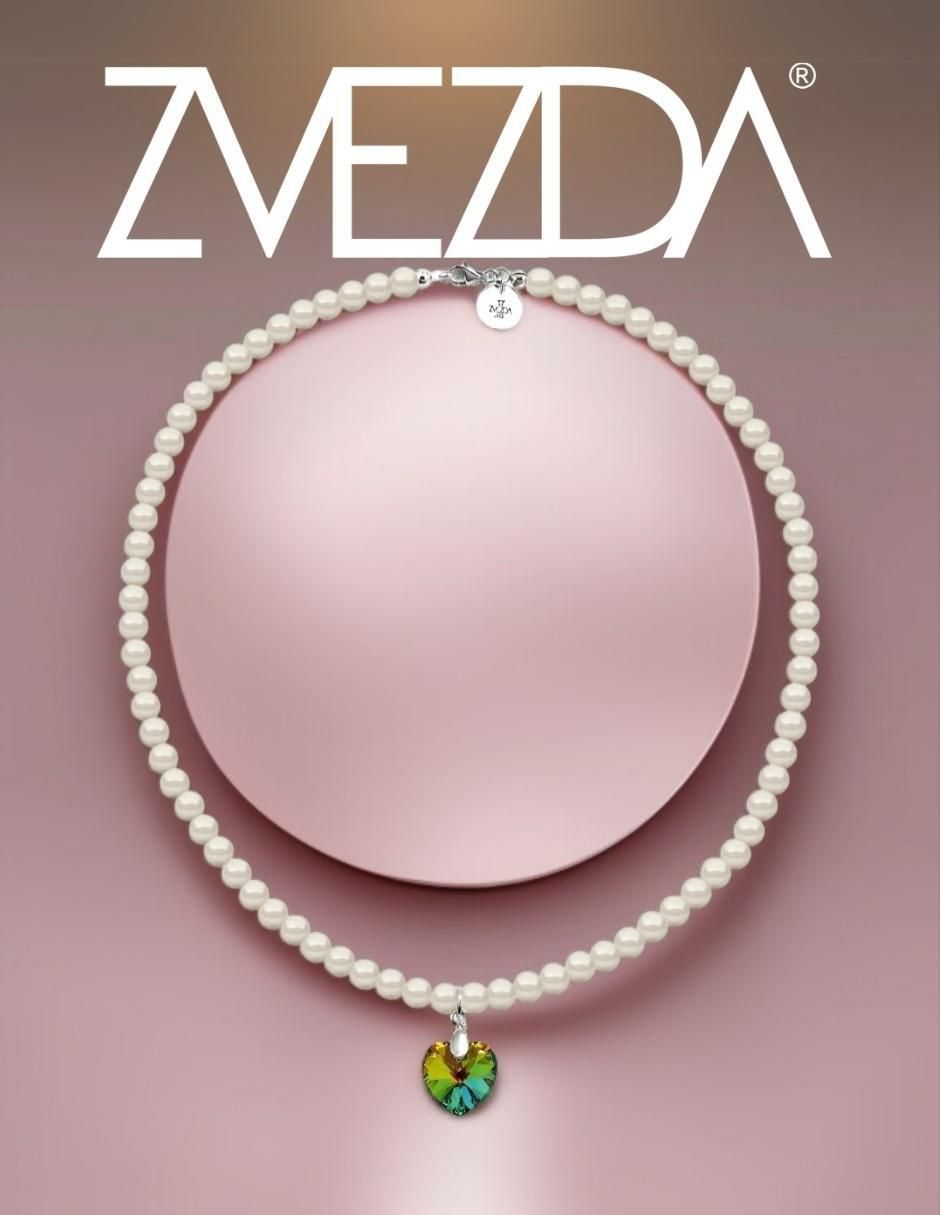 Collar de corazón Éclair de plata P 925 2