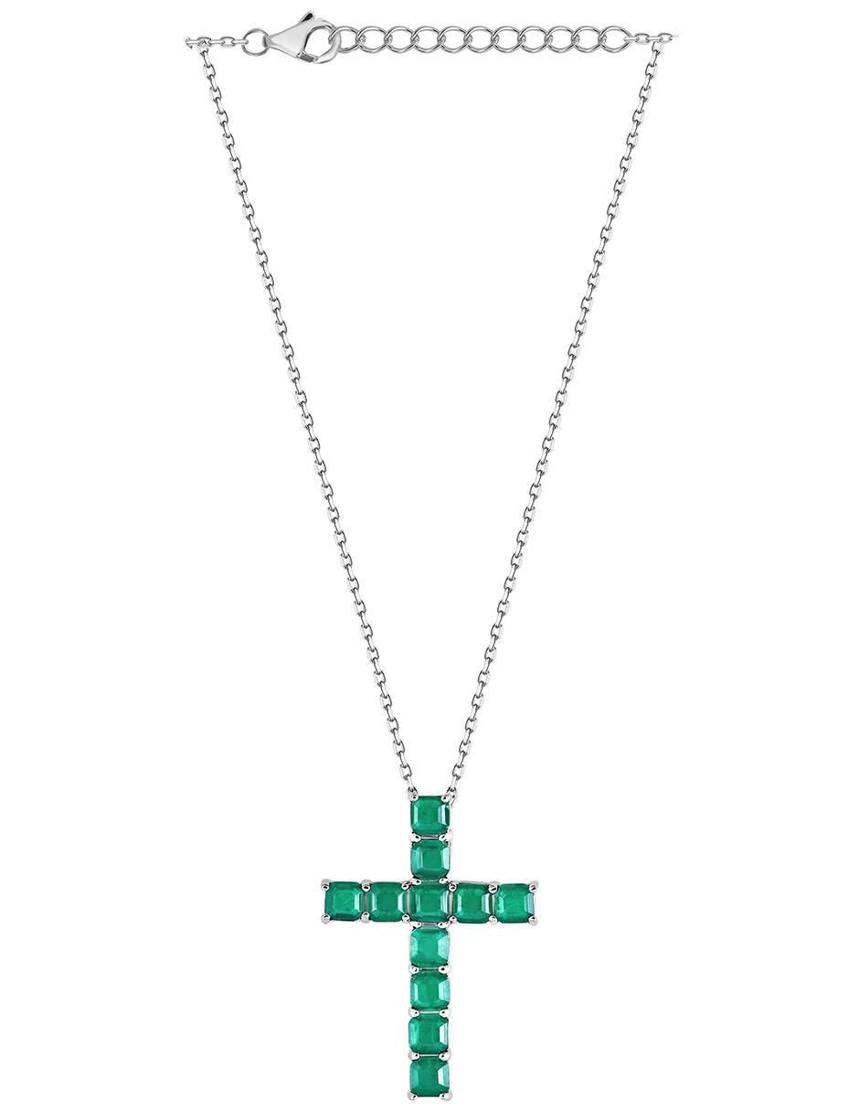 Collar de cruz de plata 2