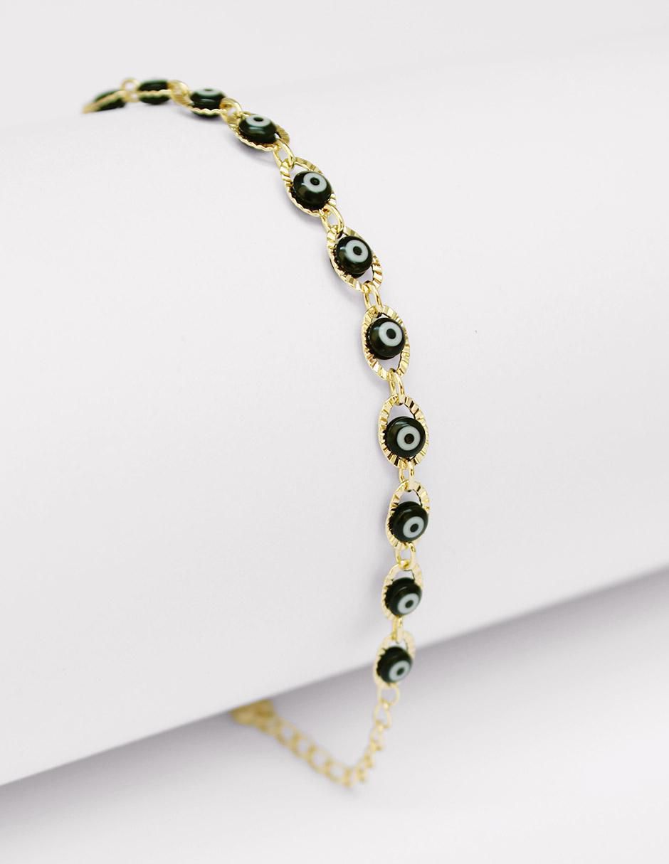 Pulsera de oro laminado 8 k con acabado brillante 2
